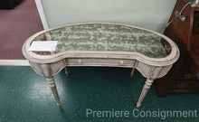 Load image into Gallery viewer, "Kidney" Writing Desk w/ Antique Mirrored Top...by Hooker

