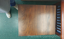 Load image into Gallery viewer, Walnut Spindle Leg Side Table with Drawers
