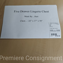 Load image into Gallery viewer, Lingerie Chest...by Hart

