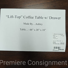 Load image into Gallery viewer, Lift-Top Coffee Table...by Ashley
