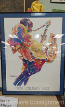 Load image into Gallery viewer, Framed Jazz Saxophone Print signed Micheal Smiroldo
