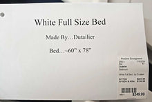 Load image into Gallery viewer, White Full Bed...by Dutailier
