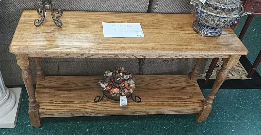 Solid Oak Foyer / Sofa Table
