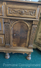 Load image into Gallery viewer, &quot;Jacobean&quot; Oak  Buffet
