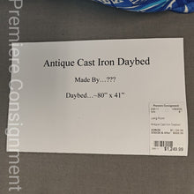 Load image into Gallery viewer, Antique Cast Iron Daybed
