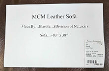 Load image into Gallery viewer, MCM Leather Sofa...by Itlasofa
