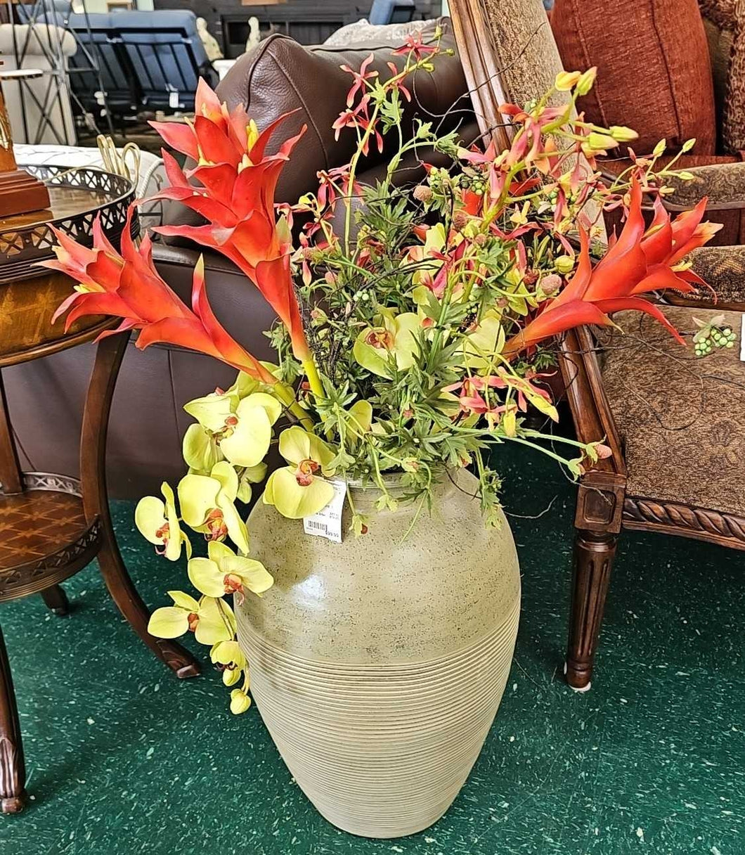 Floor Vase w/ Floral...by Pier 1