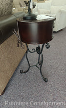 Load image into Gallery viewer, Small Round Accent table w/ Drawer
