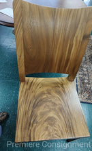 Load image into Gallery viewer, Set of Five Tiger Wood  Dining Chairs
