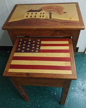 Load image into Gallery viewer, &quot;Patriotic&quot; Nesting Tables

