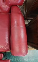 Load image into Gallery viewer, Tufted Leather  Recliner Chair...by Ethan Allen
