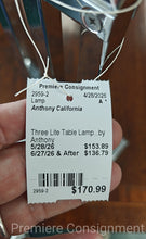 Load image into Gallery viewer, Three Lite Table Lamp...by Anthony

