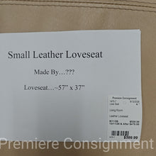 Load image into Gallery viewer, Leather Loveseat
