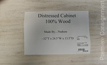 Load image into Gallery viewer, Distressed Cabinet 100% Wood by Nadeau
