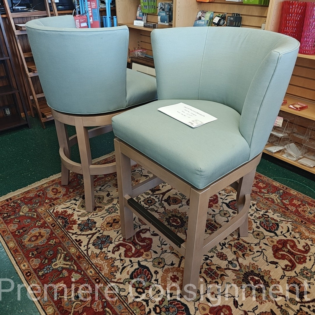 Pair of Swivel Barstools...by Frontgate
