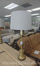 Load image into Gallery viewer, Bronze / Marble Table Lamp
