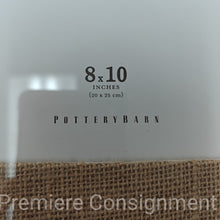 Load image into Gallery viewer, Large Pottery Barn Picture Frame with Burlap insert
