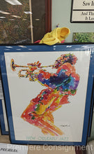 Load image into Gallery viewer, Framed Jazz Print signed Micheal Smiroldo
