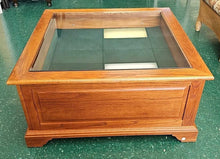 Load image into Gallery viewer, Solid Oak &quot;Shadow Box&quot; Coffee Table
