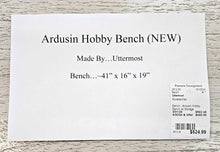 Load image into Gallery viewer, Ardusin Hobby Bench w/ Storage (NEW)...by Uttermost
