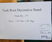 Load image into Gallery viewer, Teak Root Decorative Plant Stand
