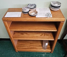 Load image into Gallery viewer, Small Two Shelf Oak Bookcase
