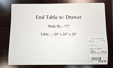 Load image into Gallery viewer, End Table w/ Drawer
