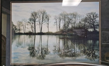 Load image into Gallery viewer, Large Framed Print &quot;Tree Lake Reflections&quot;
